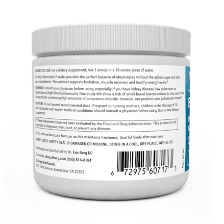 Electrolyte powder pomegranate and cherry directions